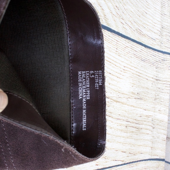 Collin Stuart Brown Suede Tall Slouch Heeled Boots - Picture 7 of 8